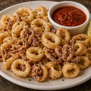 Calamari Fritti at Villa Milano in Manhasset, NY