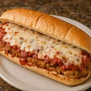 Chicken Cutlet Parmigiana at Villa Milano in Manhasset, NY