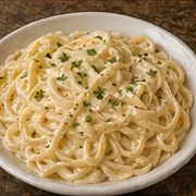 Fettuccine Alfredo at Villa Milano in Manhasset, NY