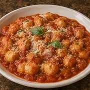 Gnocchi alla Mama at Villa Milano in Manhasset, NY