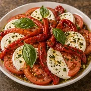 Insalata Caprese at Villa Milano in Manhasset, NY