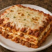 Lasagna al Forno at Villa Milano in Manhasset, NY