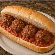 Meatballs at Villa Milano in Manhasset, NY