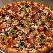 Milano's Special Pie at Villa Milano in Manhasset, NY
