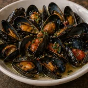 Mussels at Villa Milano in Manhasset, NY