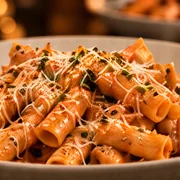 Rigatoni alla Vodka at Villa Milano in Manhasset, NY