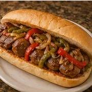 Sausage and Pepper at Villa Milano in Manhasset, NY