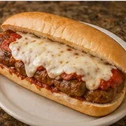 Sausage Parmigiana at Villa Milano in Manhasset, NY