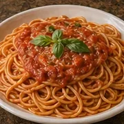 Spaghetti di Pomodoro at Villa Milano in Manhasset, NY