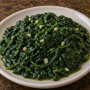 Spinach at Villa Milano in Manhasset, NY