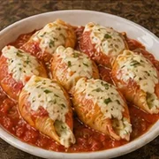 Stuffed Shells al Forno at Villa Milano in Manhasset, NY