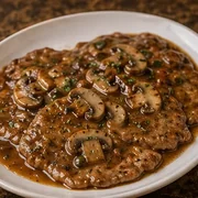 Veal Scallopini Marsala at Villa Milano in Manhasset, NY