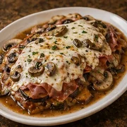 Veal Sorrentino at Villa Milano in Manhasset, NY